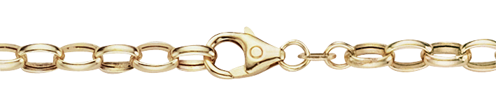 Armband Erbs 585 Gold (14 Karat) 3,0g hohl 19cm 4,5mm Karabiner Binder