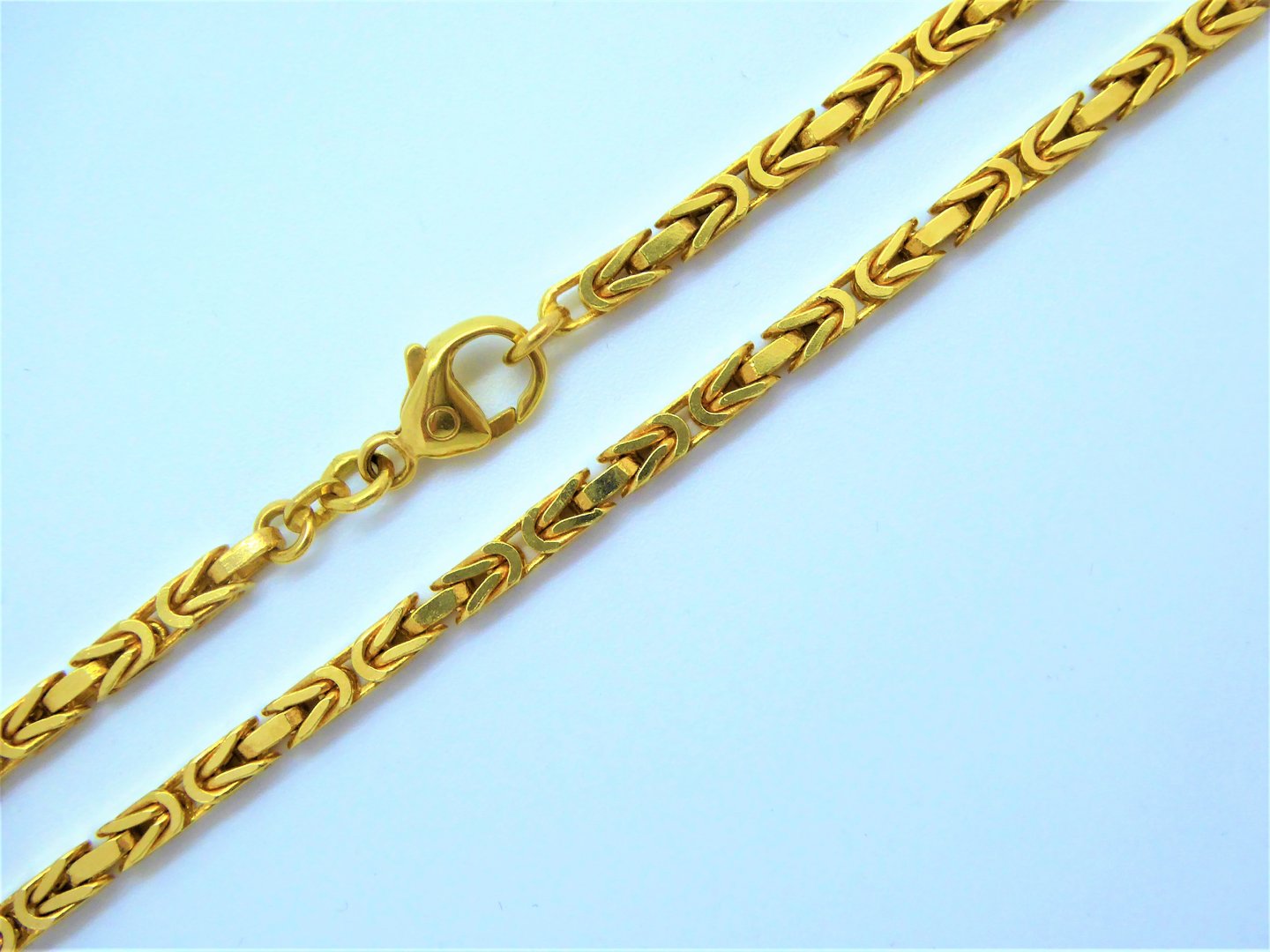 Kette Königskette 585 Gold (14 Karat) Gelbgold Karabiner 26,2g 3,0mm 42cm Binder